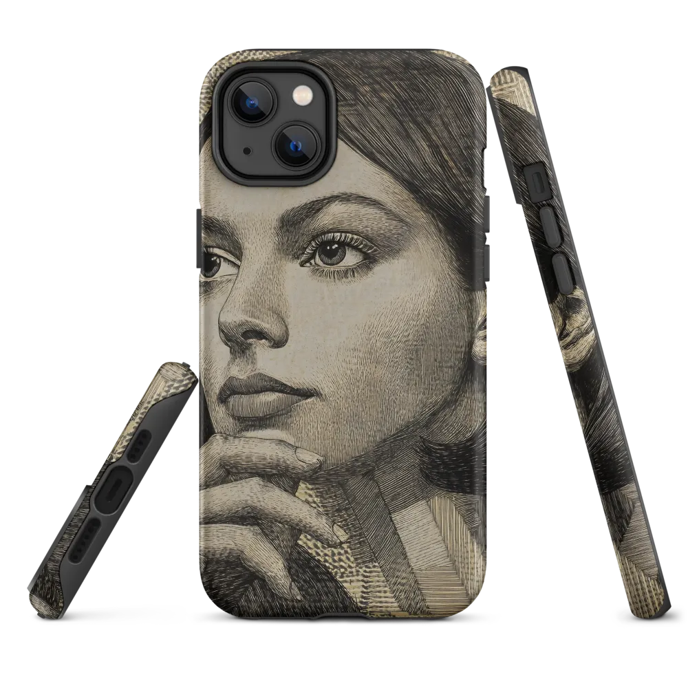 Contemplative Reflection | Phone Case |  14 Plus | Tough Case | Matte