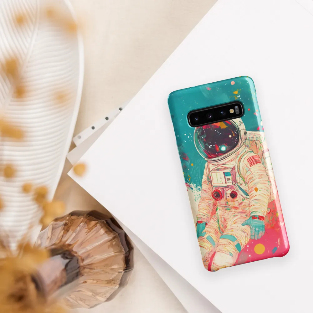 Cosmic Explorer: An Astronaut's Journey | Phone Case |  S10 | Snap Case | Glossy