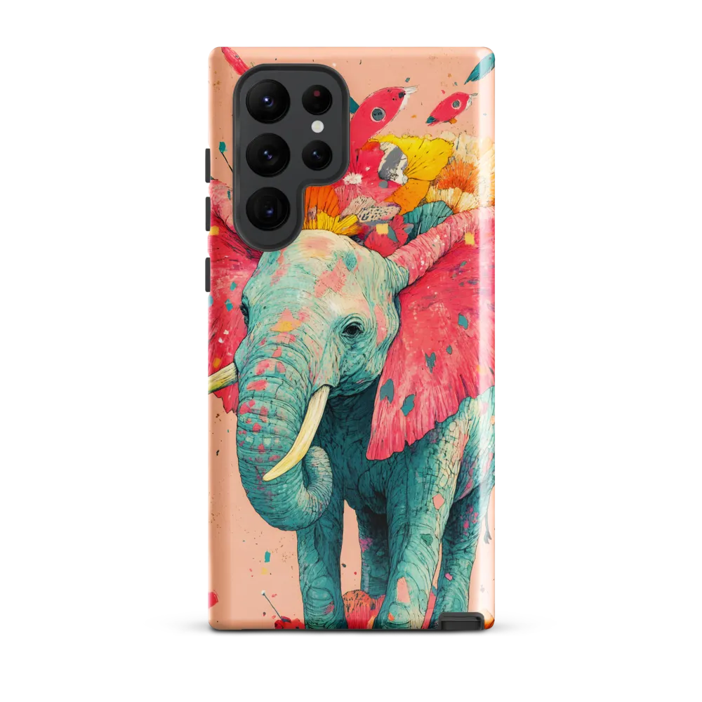 Whimsical Elegance: The Floral Elephant