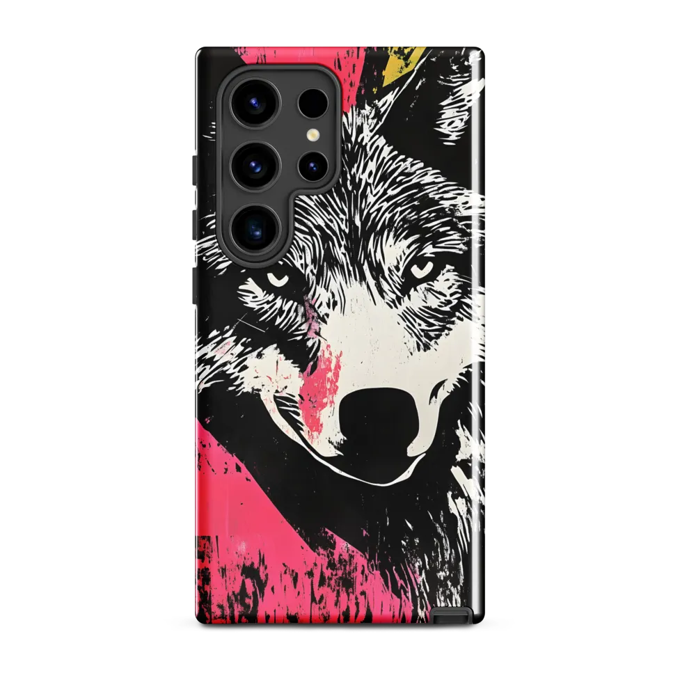 Intense Gaze of the Wolf