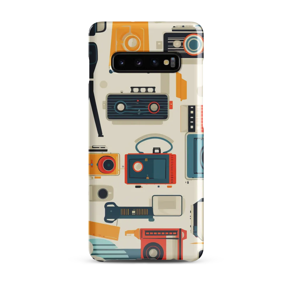 Retro Camera Collection: A Nostalgic Journey | Phone Case |  S10 Plus | Snap Case | Glossy