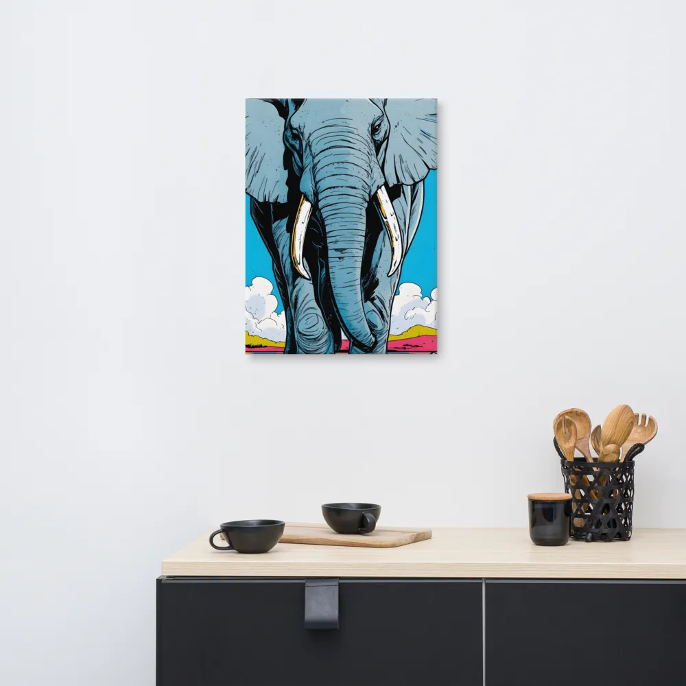 Majestic Presence: The Elephant | Canvas | 18″×24″