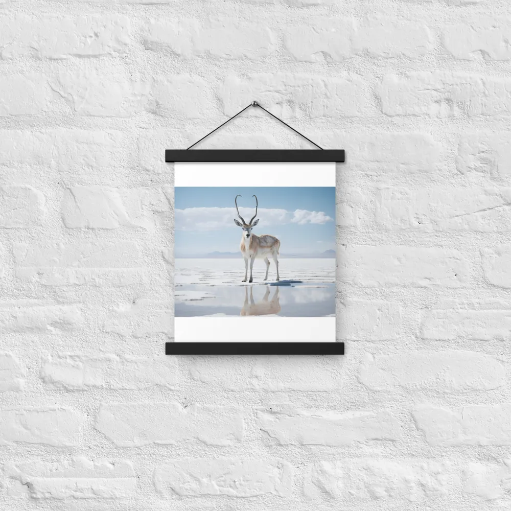 Reflection of Serenity | Poster With Black Wood Hanger | 11″×14″