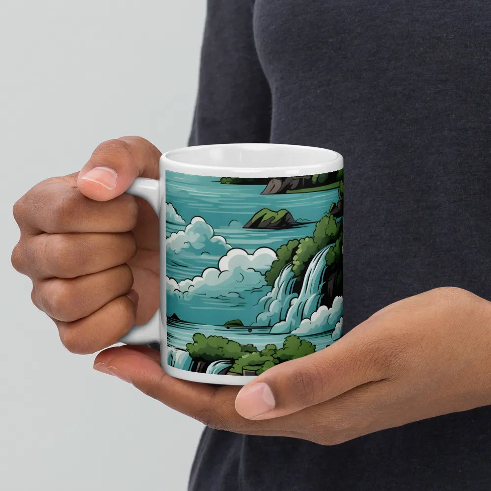 Harmonious Cascades | Mugs | Multiple Sizes & Colors