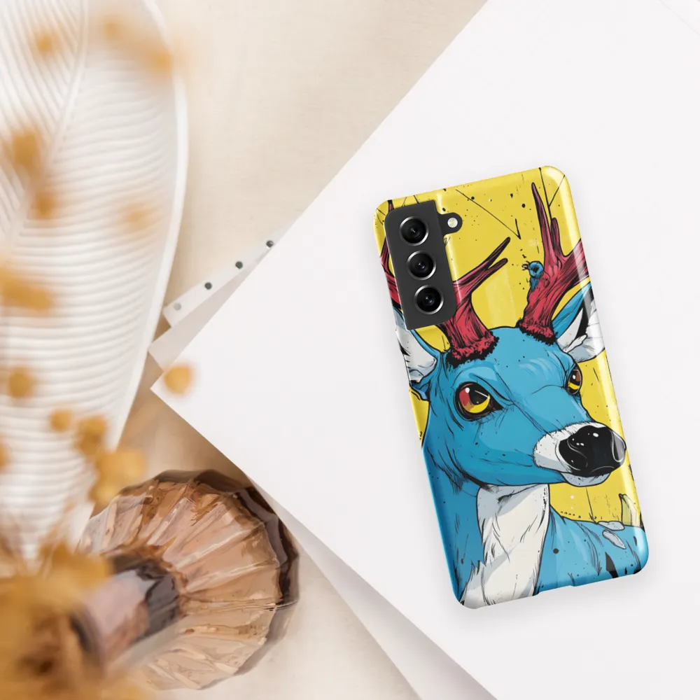 Vivid Antlers: A Modern Take on Nature
