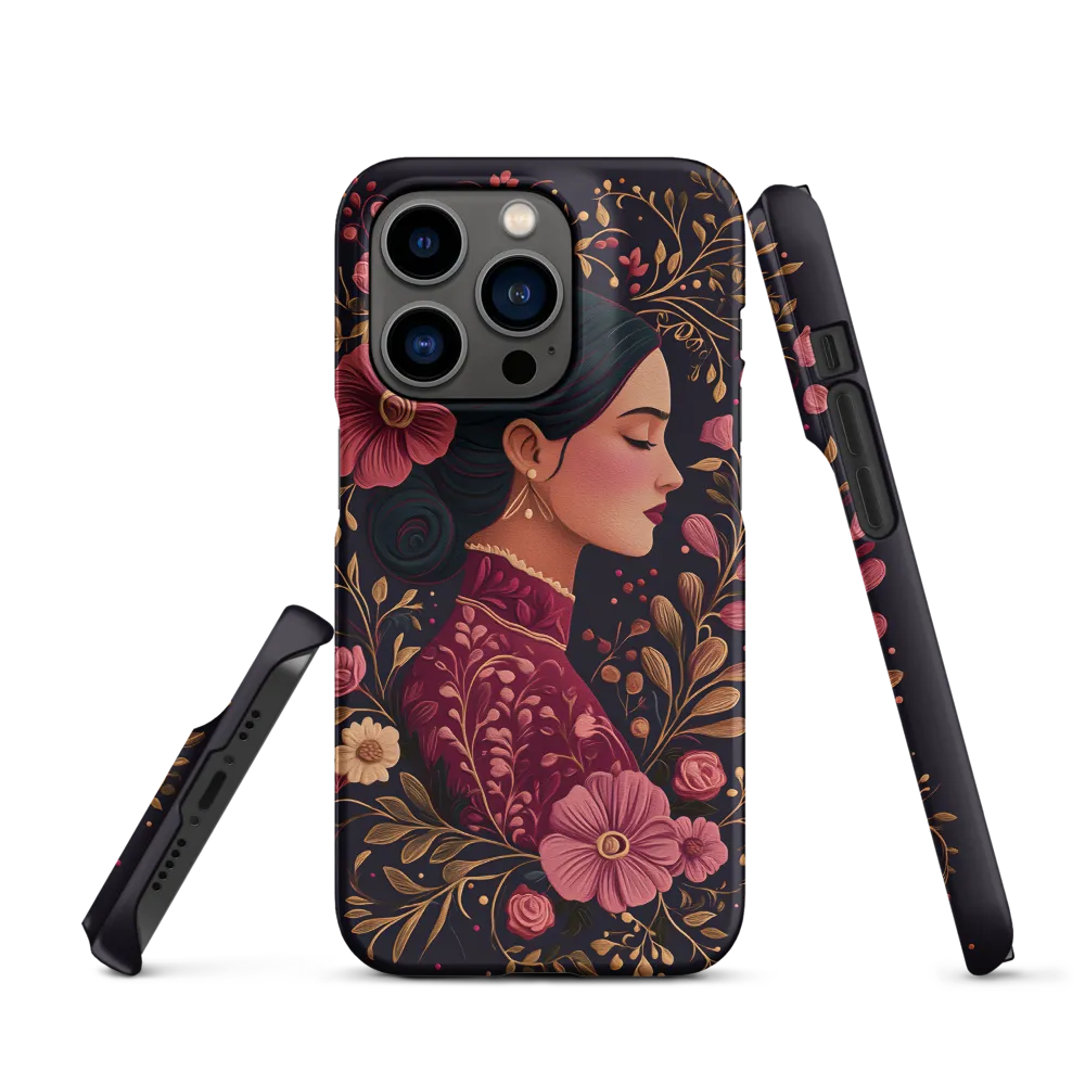 Portrait of Serenity | Phone Case |  14 Pro | Snap Case | Matte