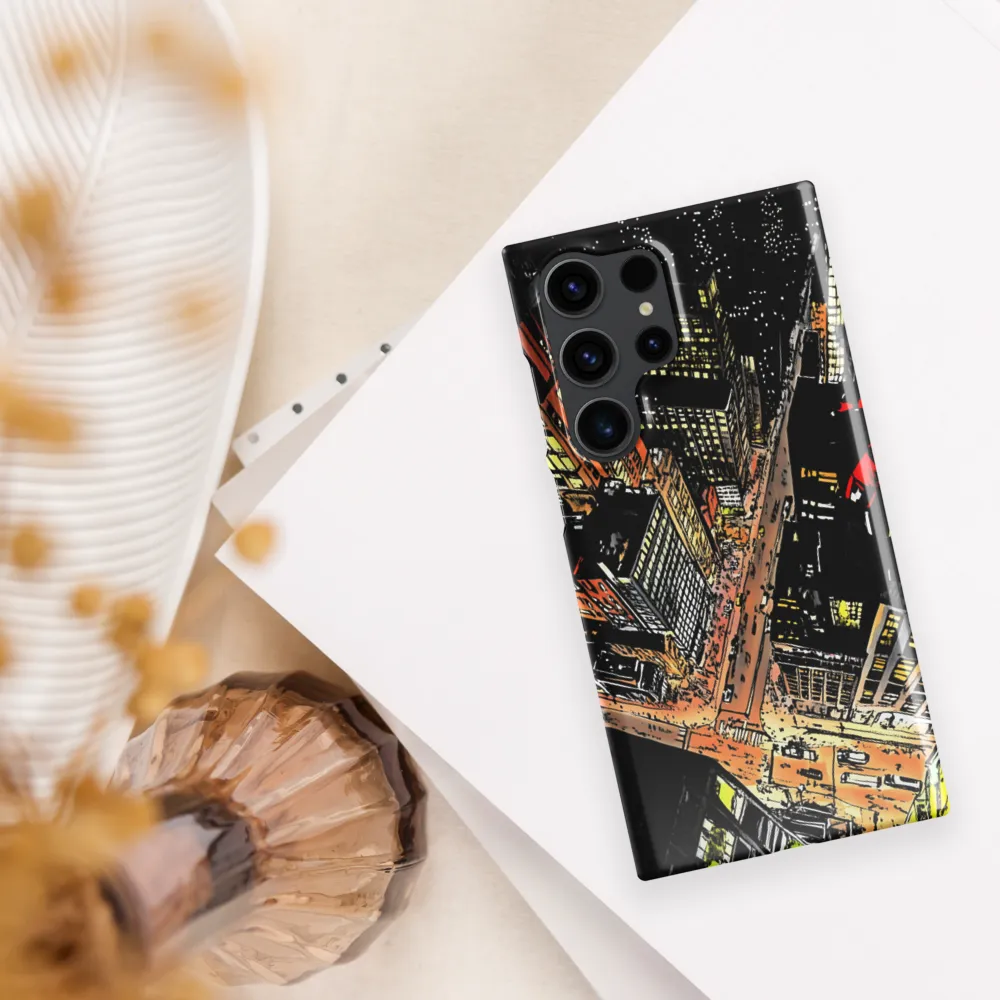Urban Nightscape: A Bird's-eye View