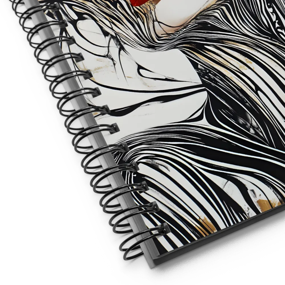 Whispers of Elegance | Spiral Notebook