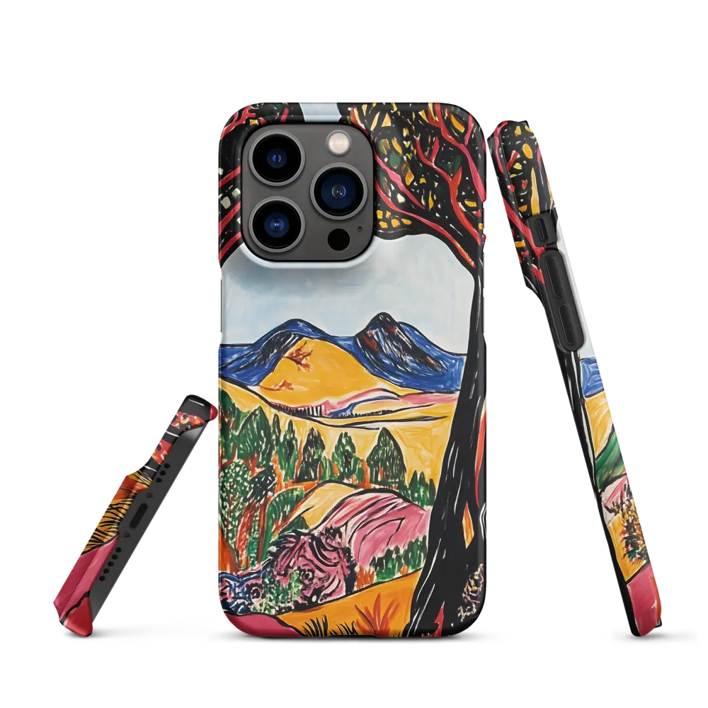 Vibrant Nature's Embrace | Phone Case |  14 Pro | Snap Case | Matte