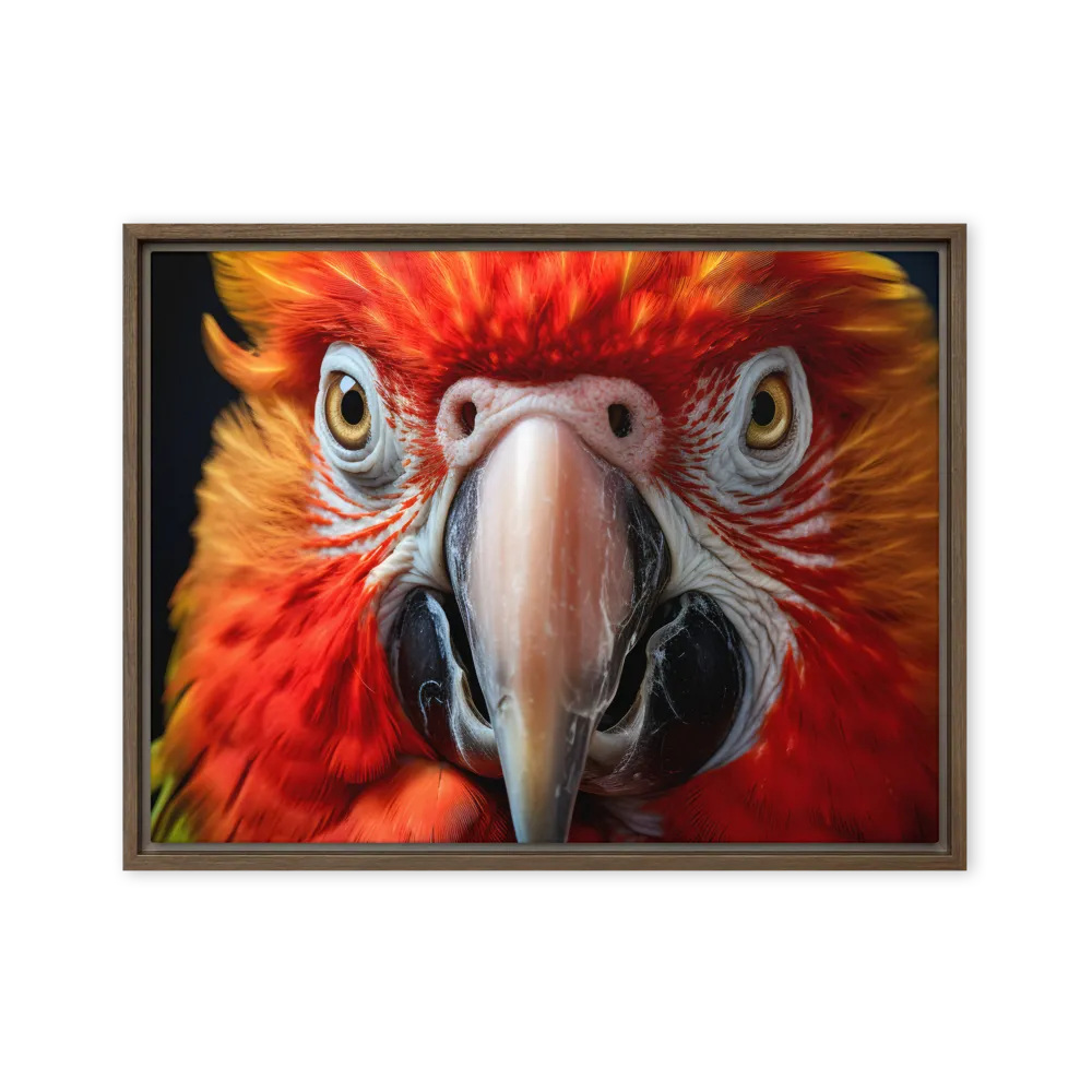 The Fiery Gaze of the Parrot