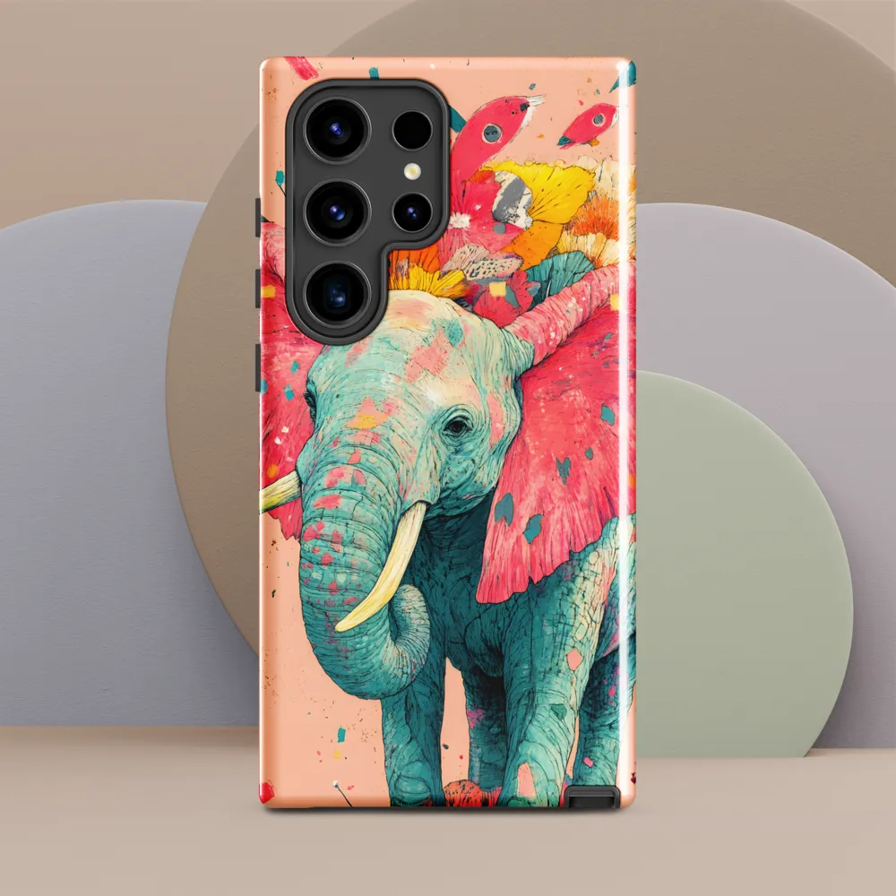 Whimsical Elegance: The Floral Elephant