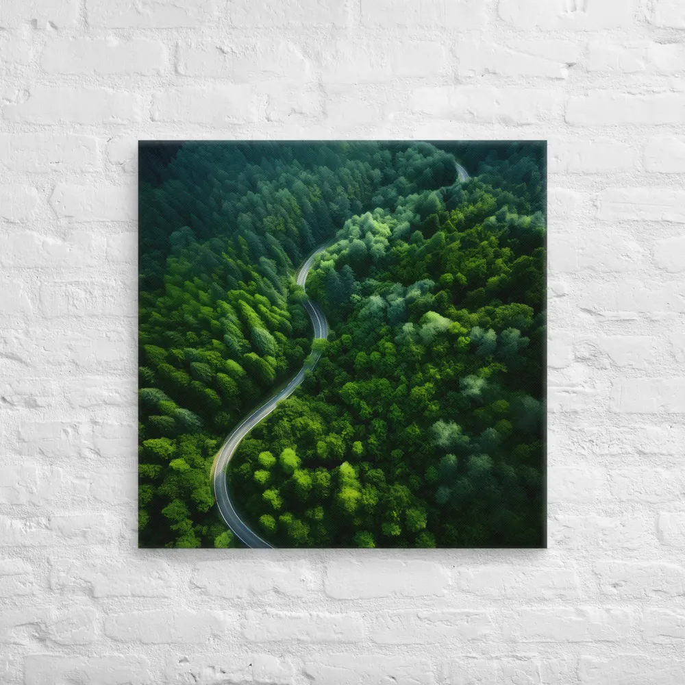 Serpentine Serenity | Canvas | 28″×28″