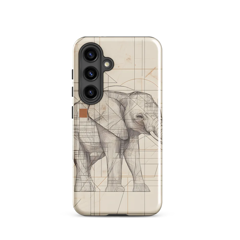 Geometric Elegance: The Steel Elephant