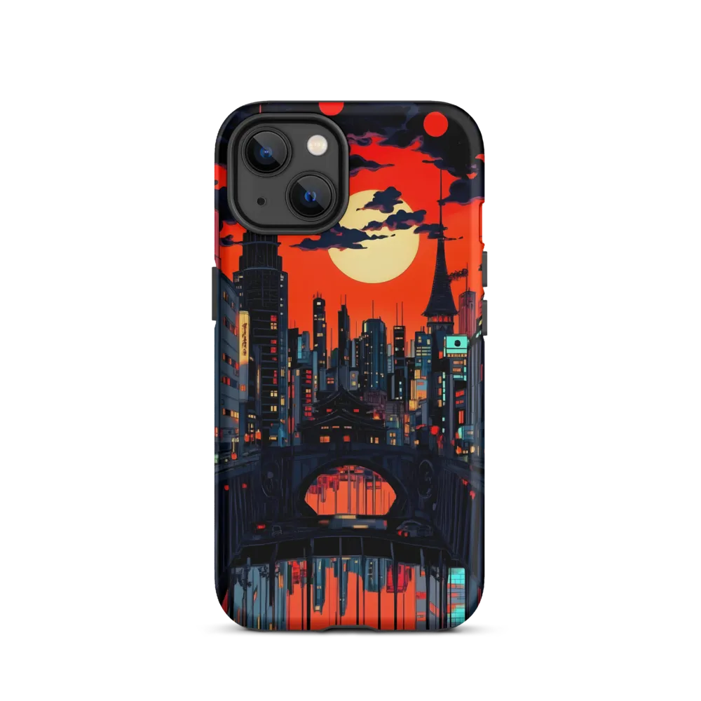 Nightfall in a Neon City
