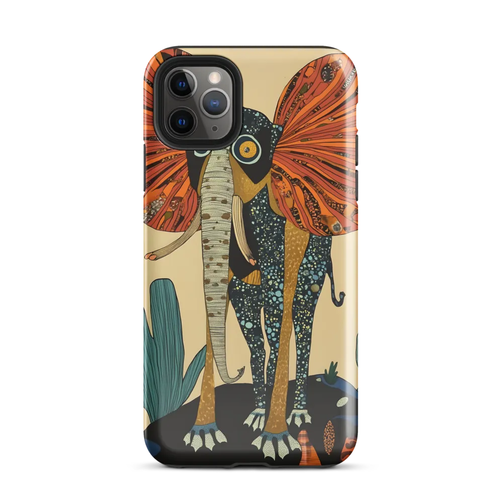 Whimsical Majesty: The Surreal Elephant | Phone Case |  11 Pro Max | Tough Case | Glossy