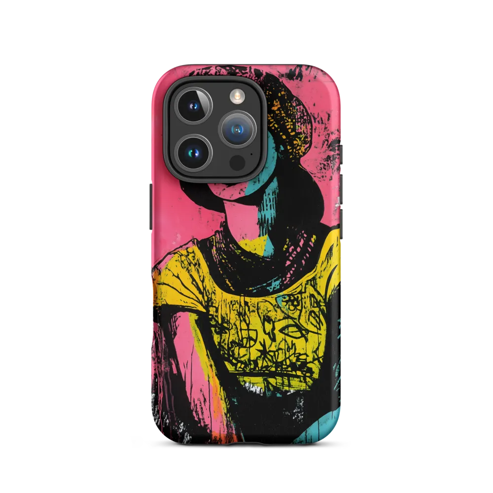Urban Elegance: A Graffiti Portrait