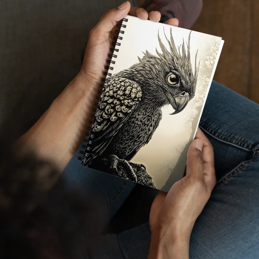 Majestic Owl in Detail | Spiral Notebook