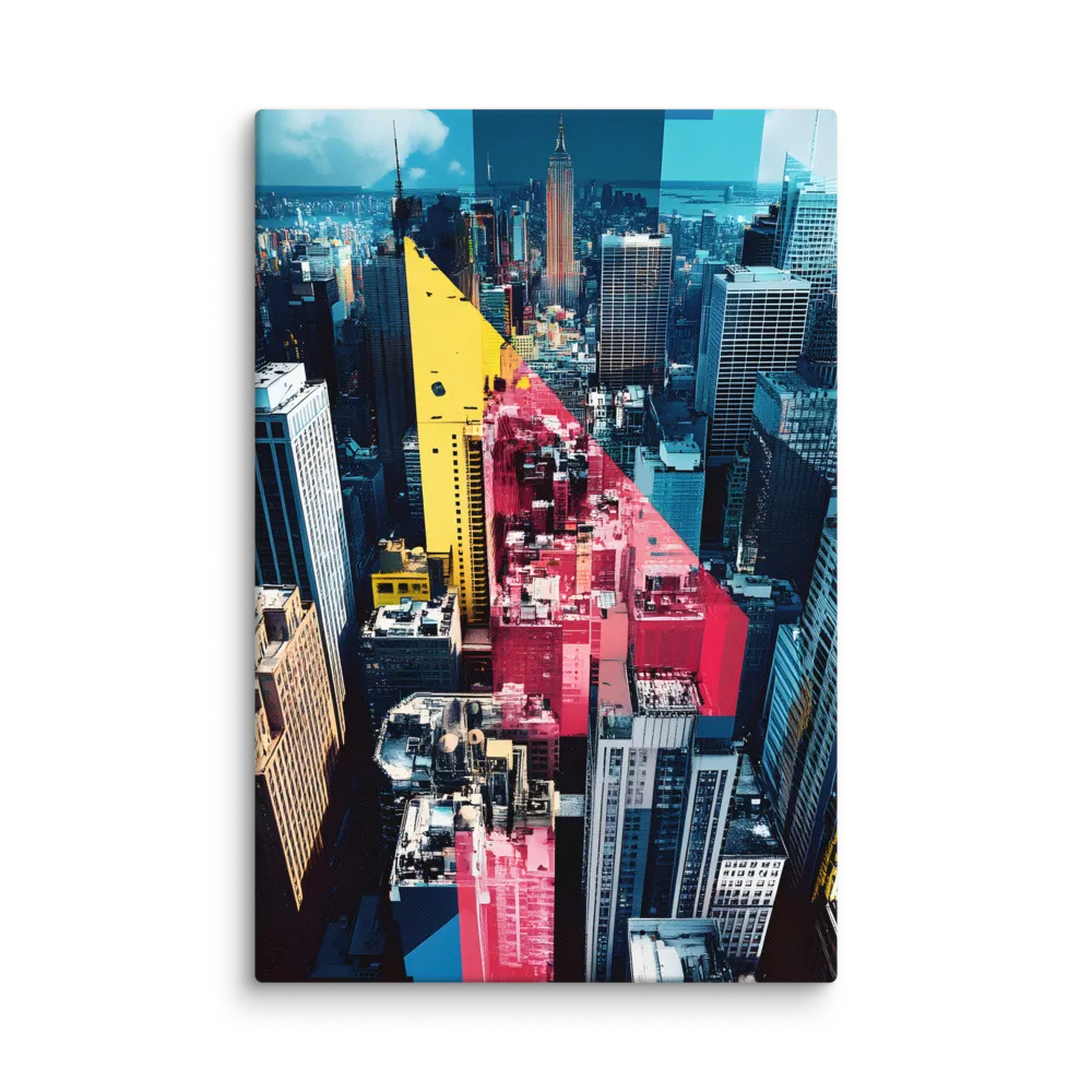 Dynamic Urban Symphony | Canvas | 16″×24″