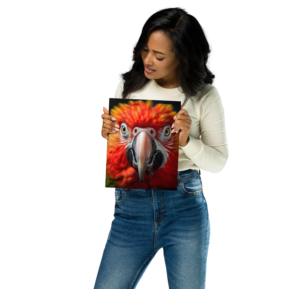 The Fiery Gaze of the Parrot