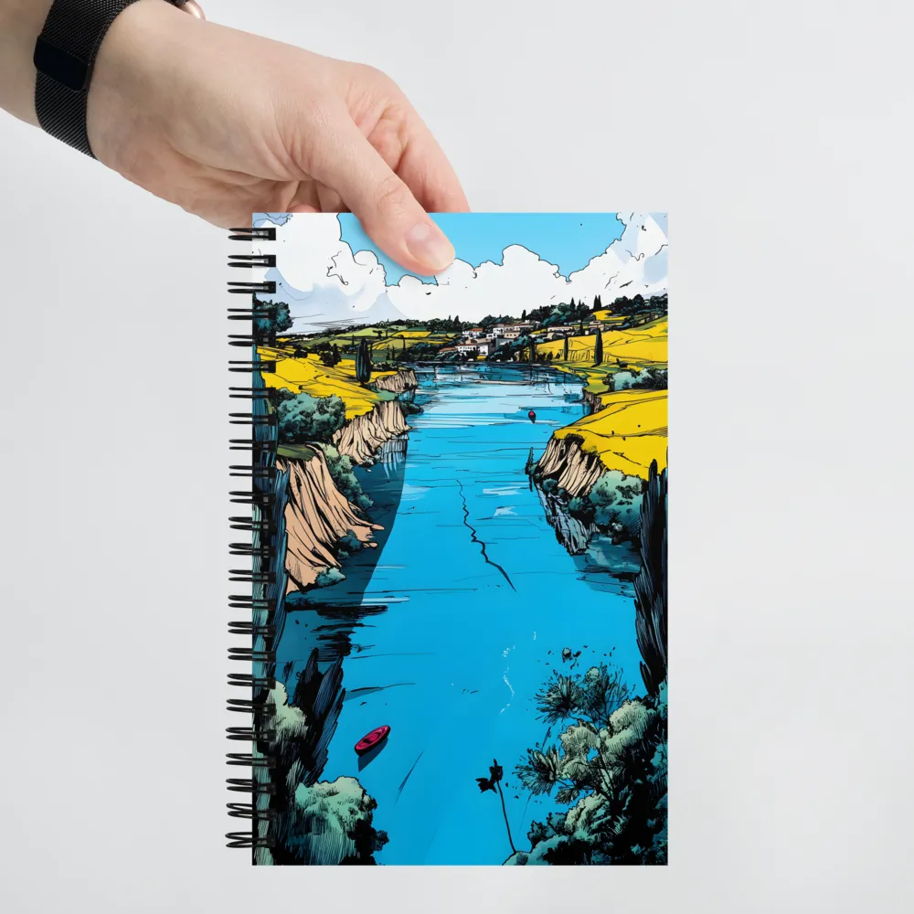 Serenity on the River | Spiral Notebook