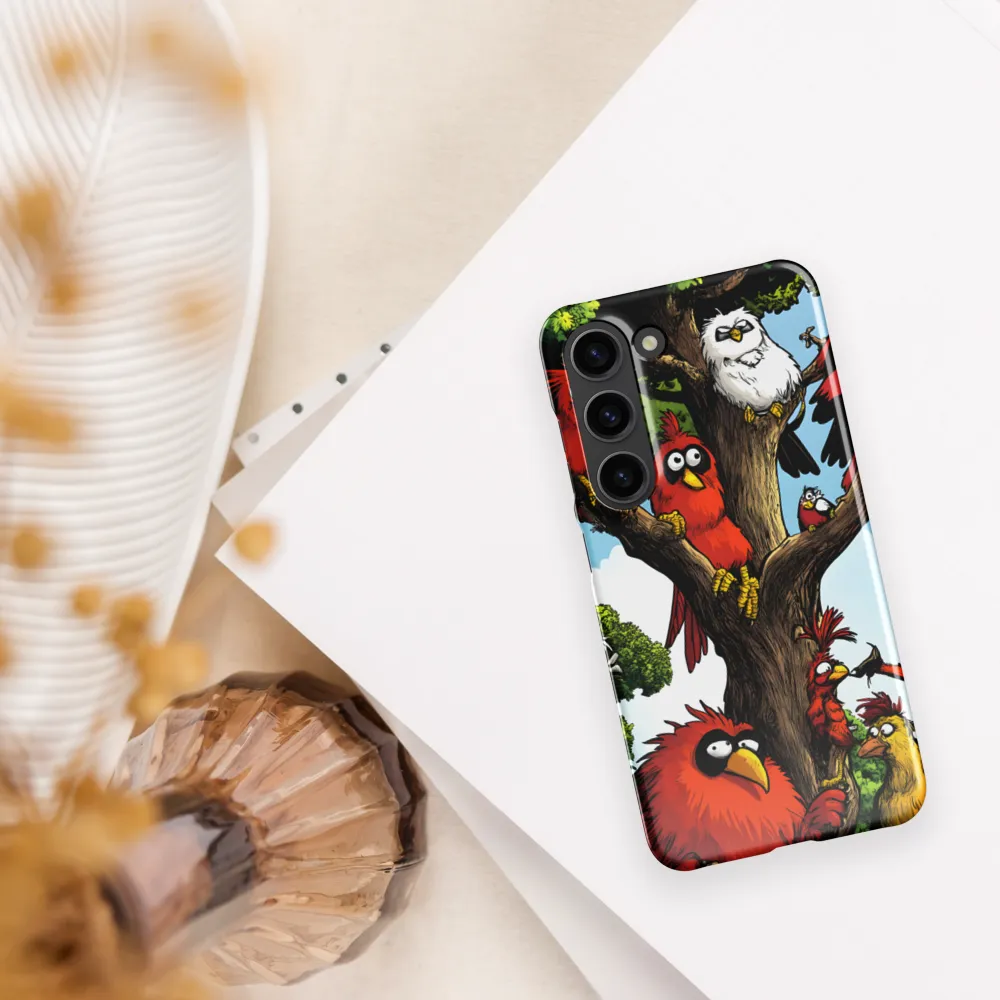 Whimsical Avian Gathering