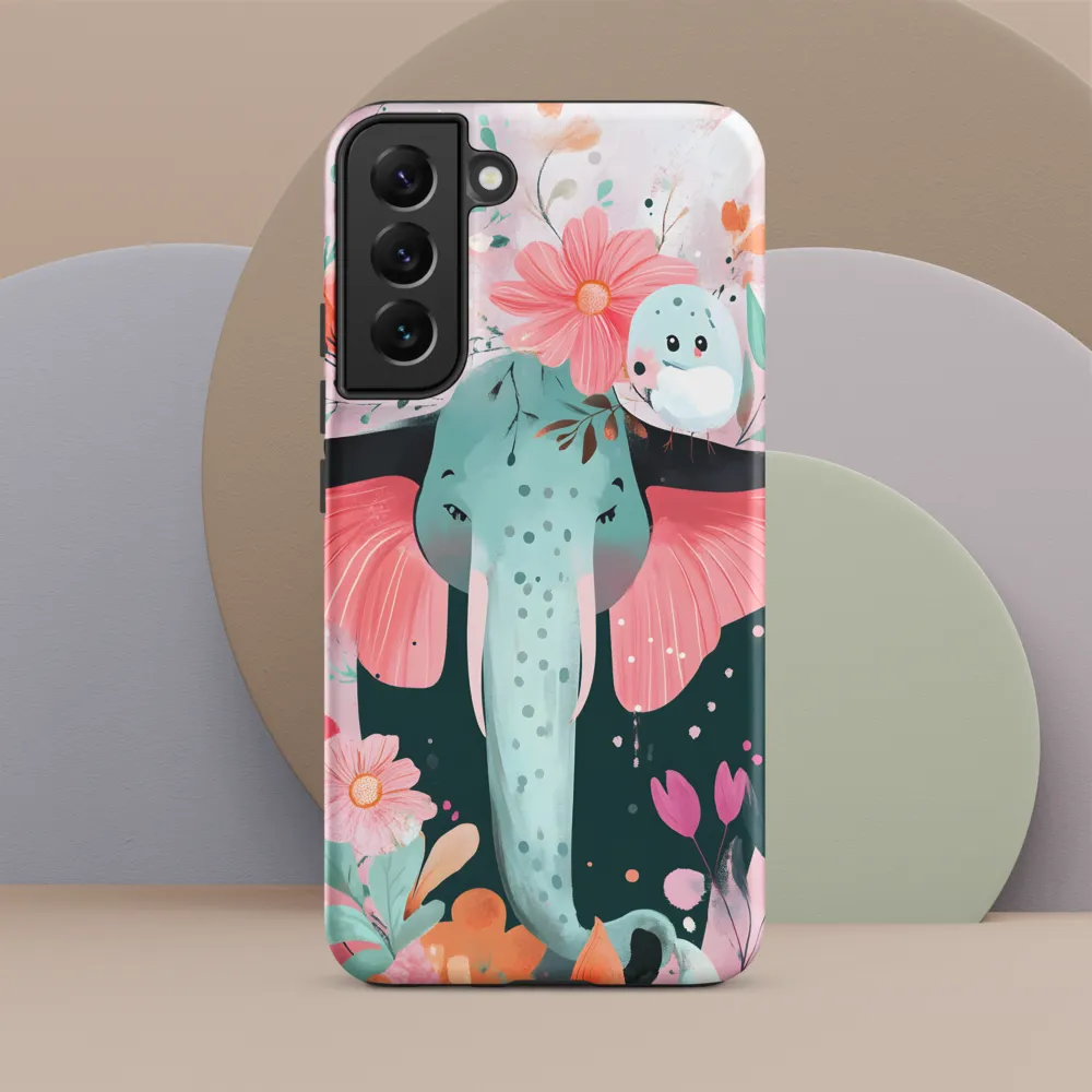 Whimsical Elephant in Bloom