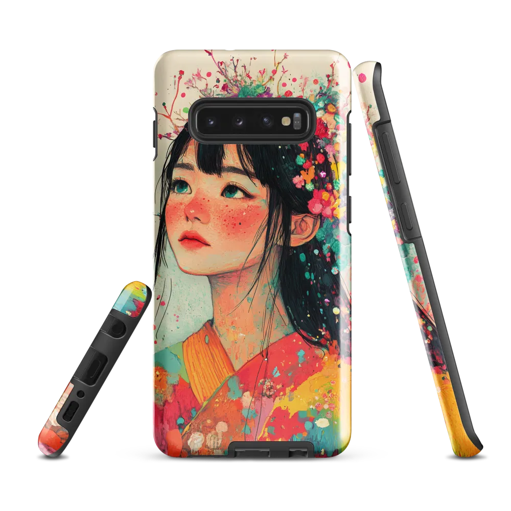 Whispers of Blossoms | Phone Case |  S10 Plus | Tough Case | Glossy