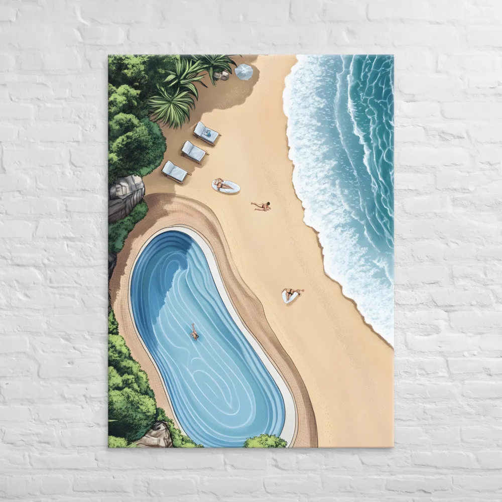 Serenity by the Shore | Canvas | 40″×55″