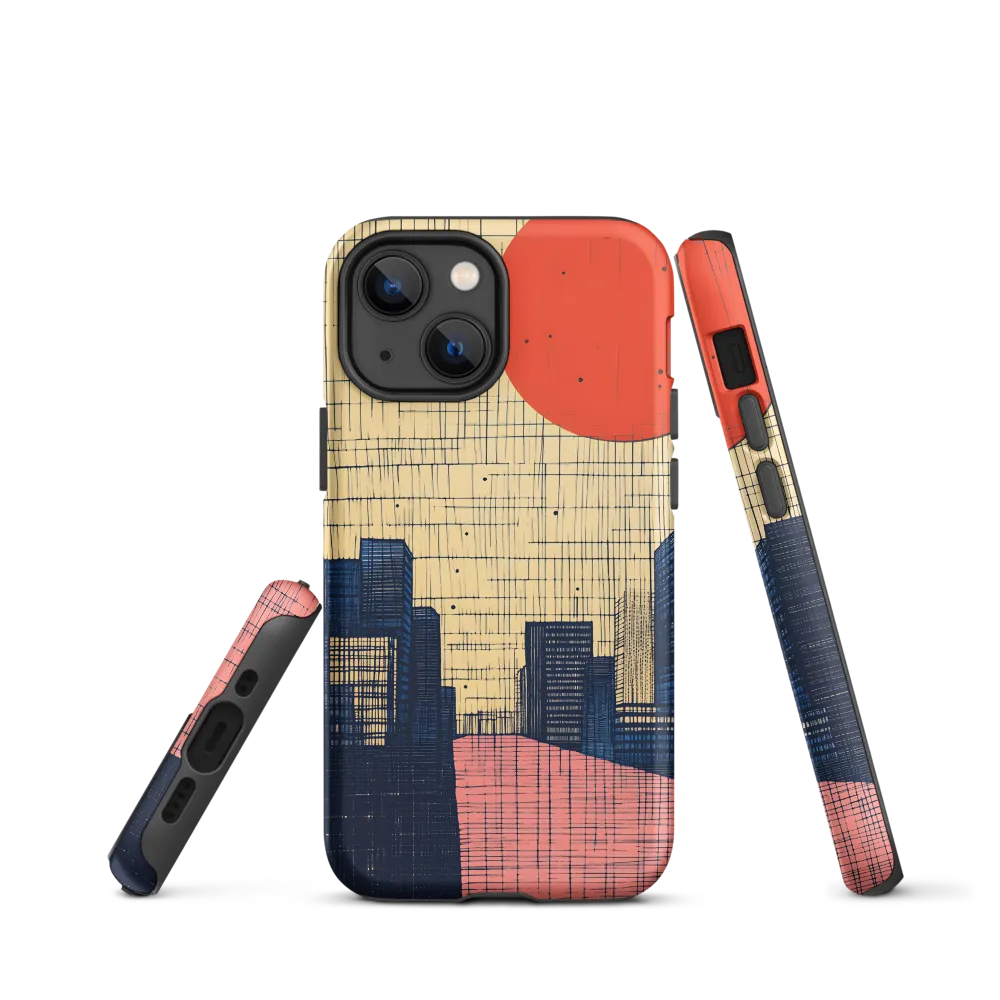 Urban Echoes: A Minimalist Cityscape