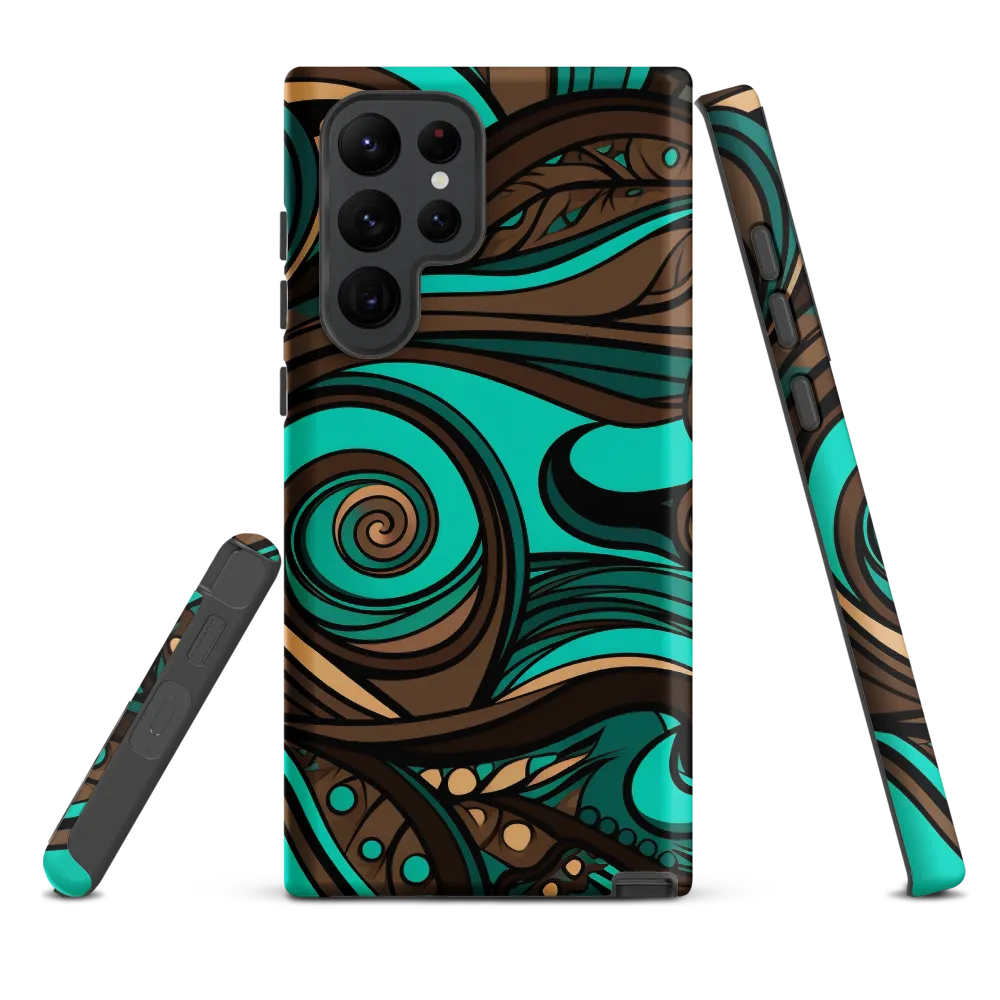 Fluctuating Currents | Phone Case |  S22 Ultra | Tough Case | Matte