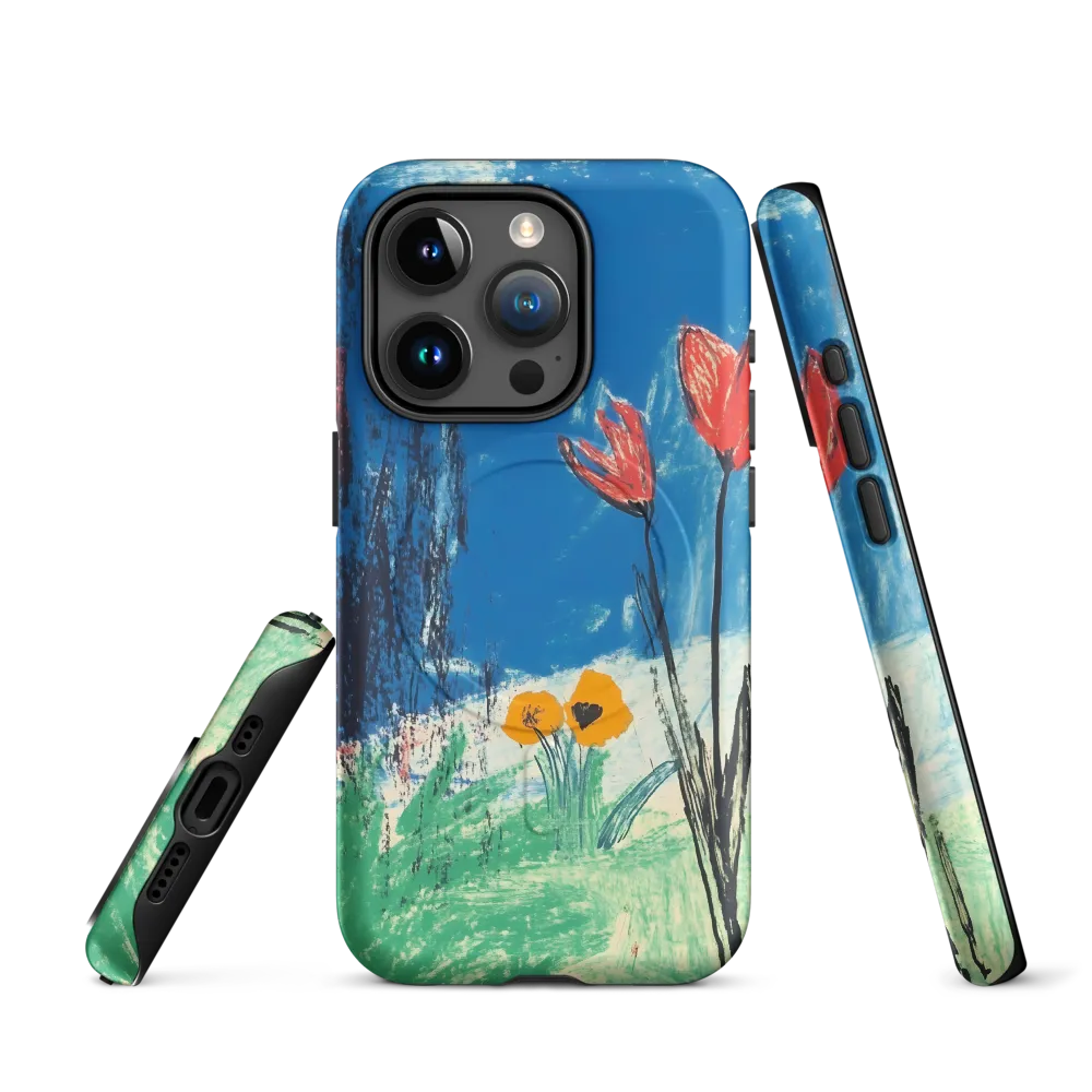 Joyful Blossoms in Blue