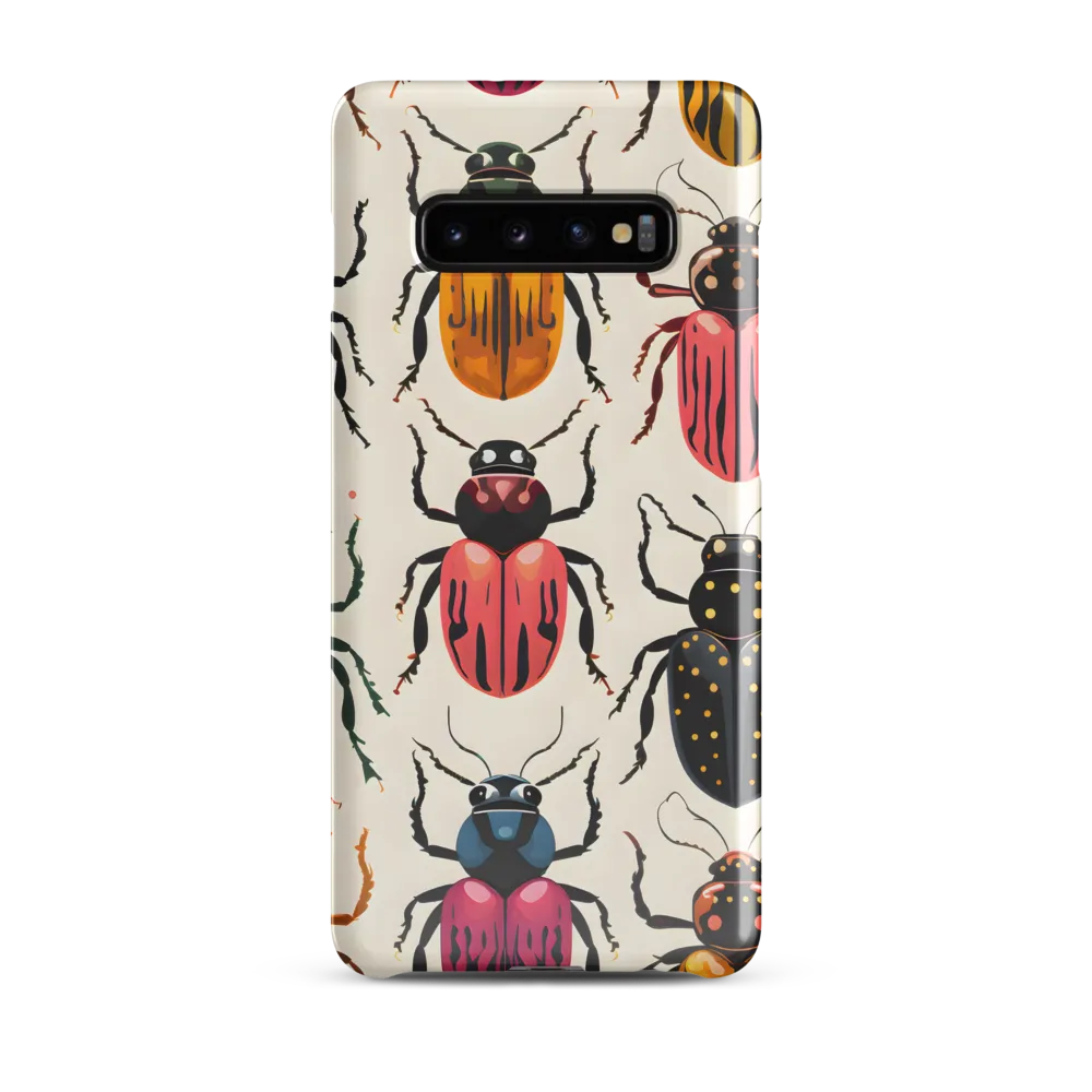 Beetle Mosaic: A Colorful Exploration of Insects | Phone Case |  S10 Plus | Snap Case | Glossy