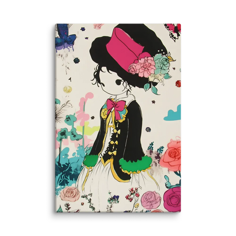 Whimsical Garden Reverie | Canvas | 24″×36″