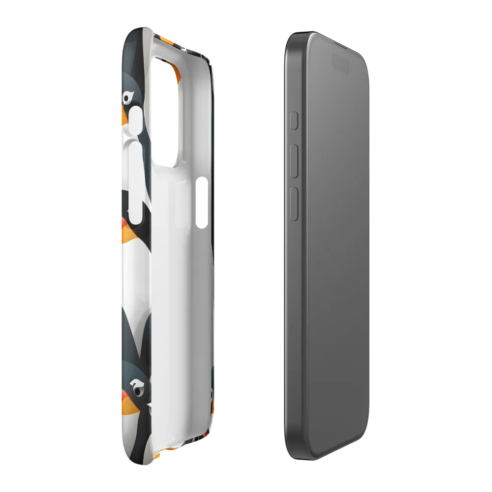 Penguin Parade | Phone Case |  15 Pro | Snap Case | Matte