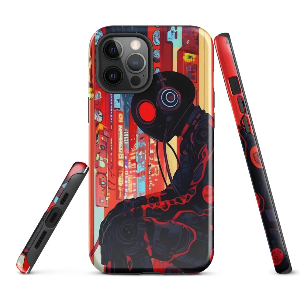 The Weight of Neon Dreams | Phone Case |  12 Pro Max | Tough Case | Glossy