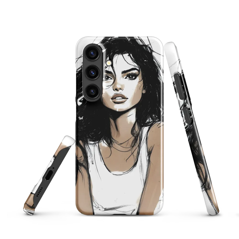 Whispers of Elegance | Phone Case |  S24 | Snap Case | Glossy