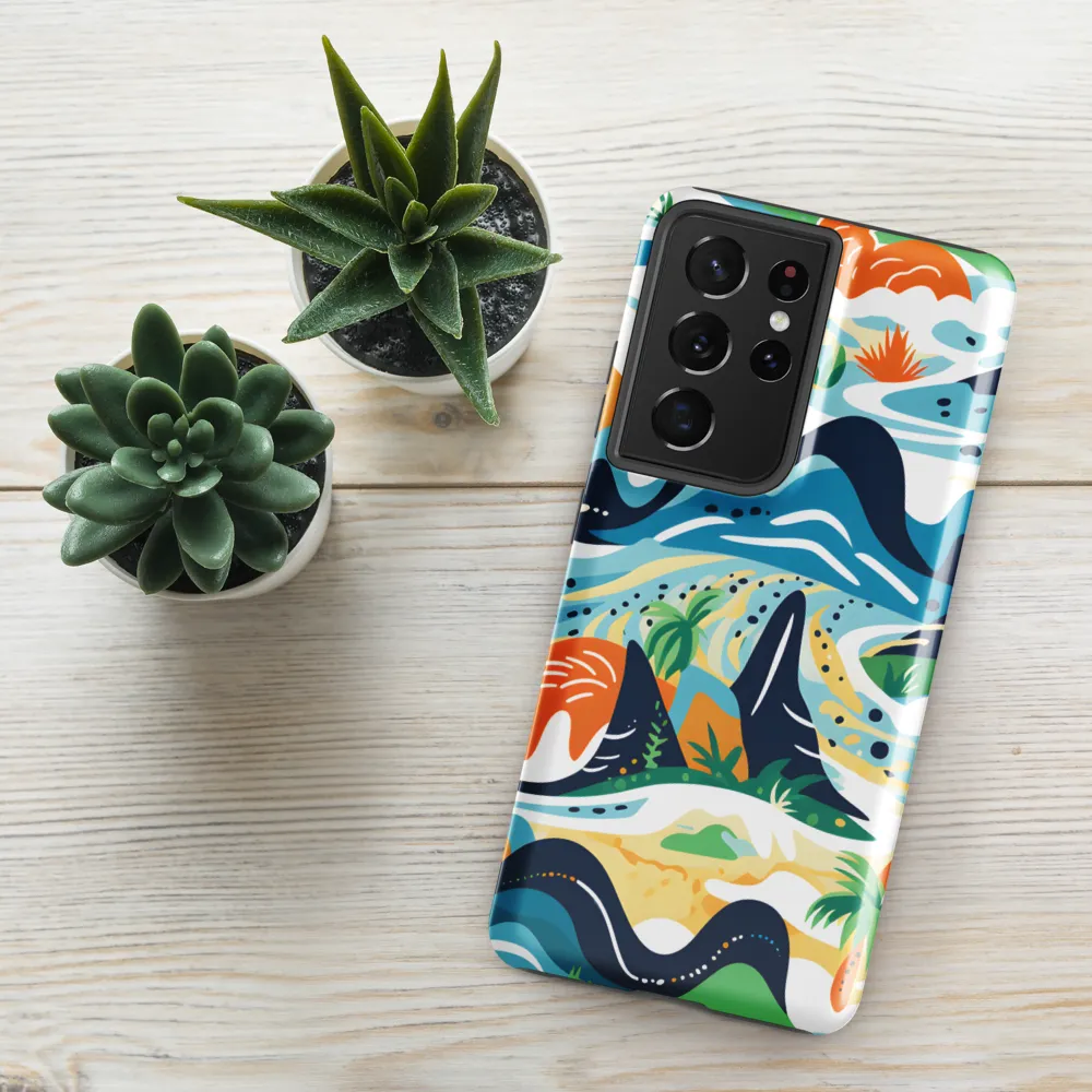 Abstract Tropical Landscape