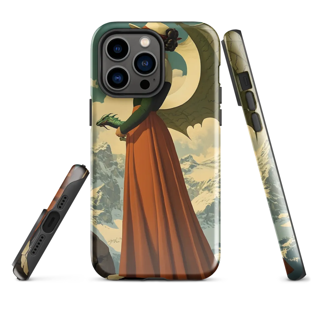 Mystic Harmony: The Dragon Keeper | Phone Case |  14 Pro Max | Tough Case | Glossy