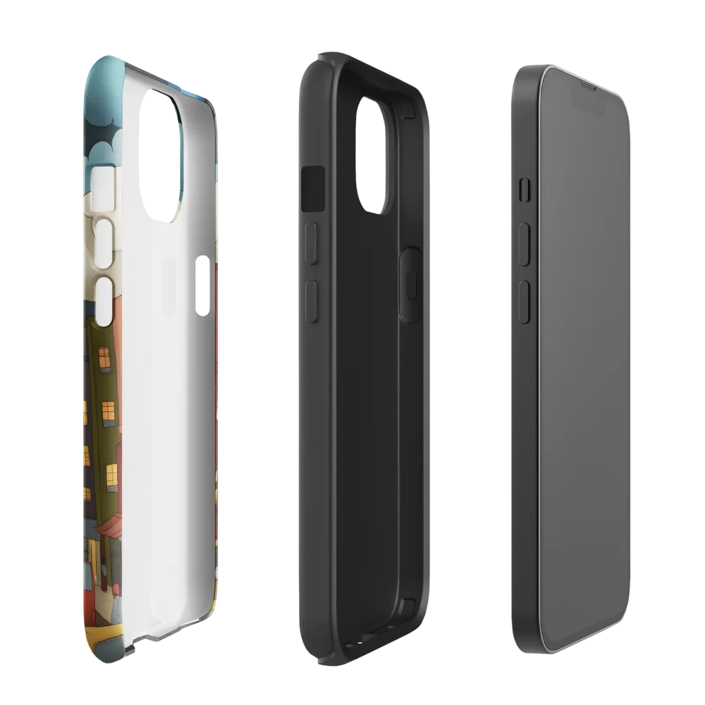 Urban Symphony: A City Awakens at Dusk | Phone Case |  13 | Tough Case | Glossy