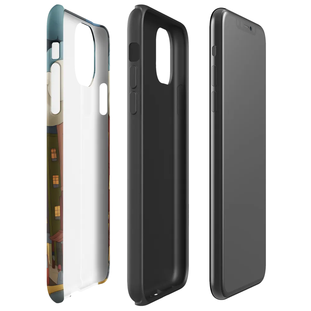 Urban Symphony: A City Awakens at Dusk | Phone Case |  11 Pro Max | Tough Case | Matte