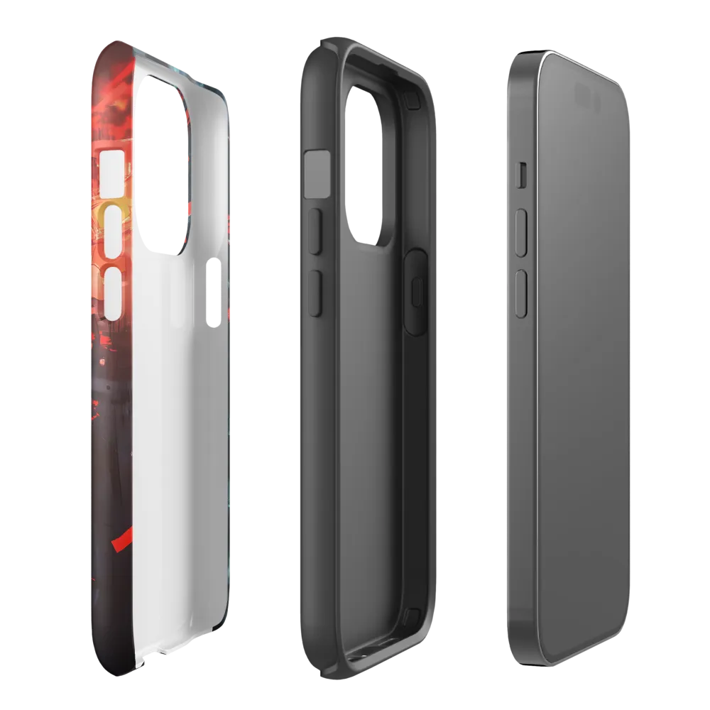 Fragmented Mind: The Silent Struggle | Phone Case |  14 Pro | Tough Case | Matte