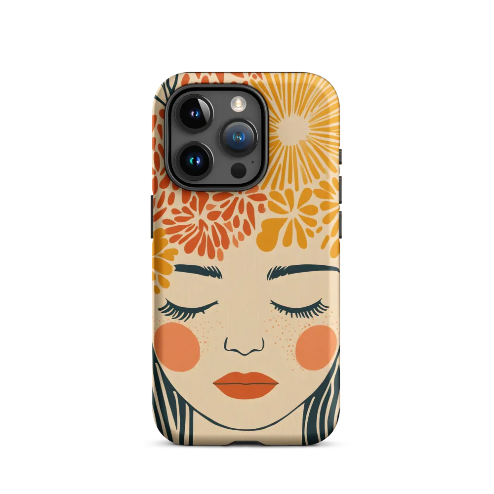 Serenity in Bloom | Phone Case |  15 Pro | Tough Case | Matte