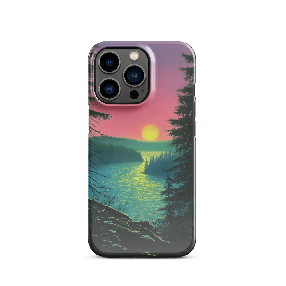 Serene Sunset by the Tranquil River
