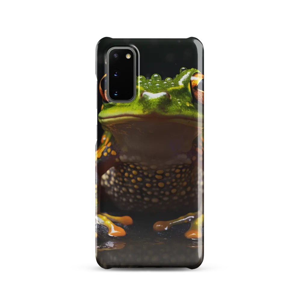 Emerald Elegance: The Frog in Focus