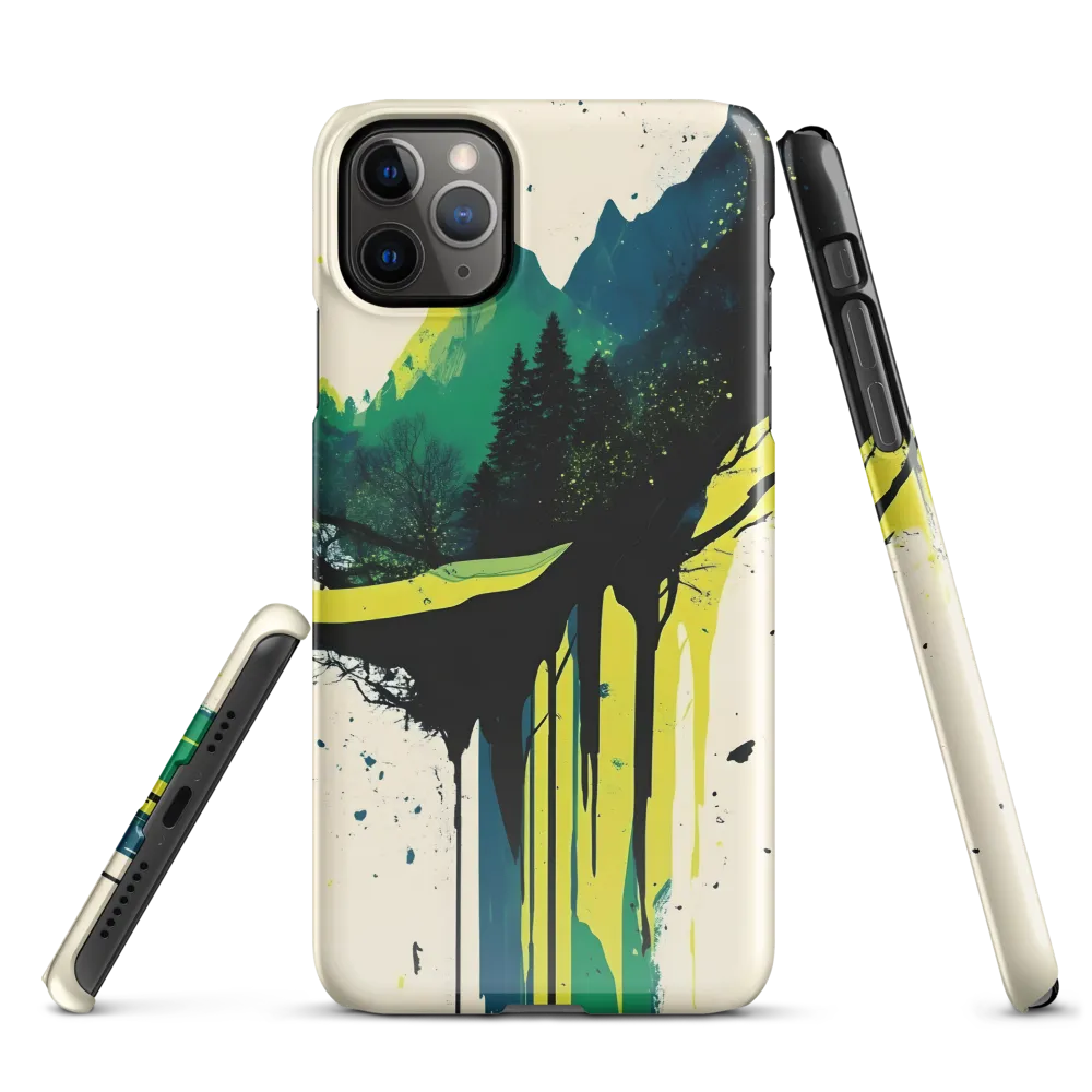 Majestic Serenity: A Digital Landscape | Phone Case |  11 Pro Max | Snap Case | Glossy