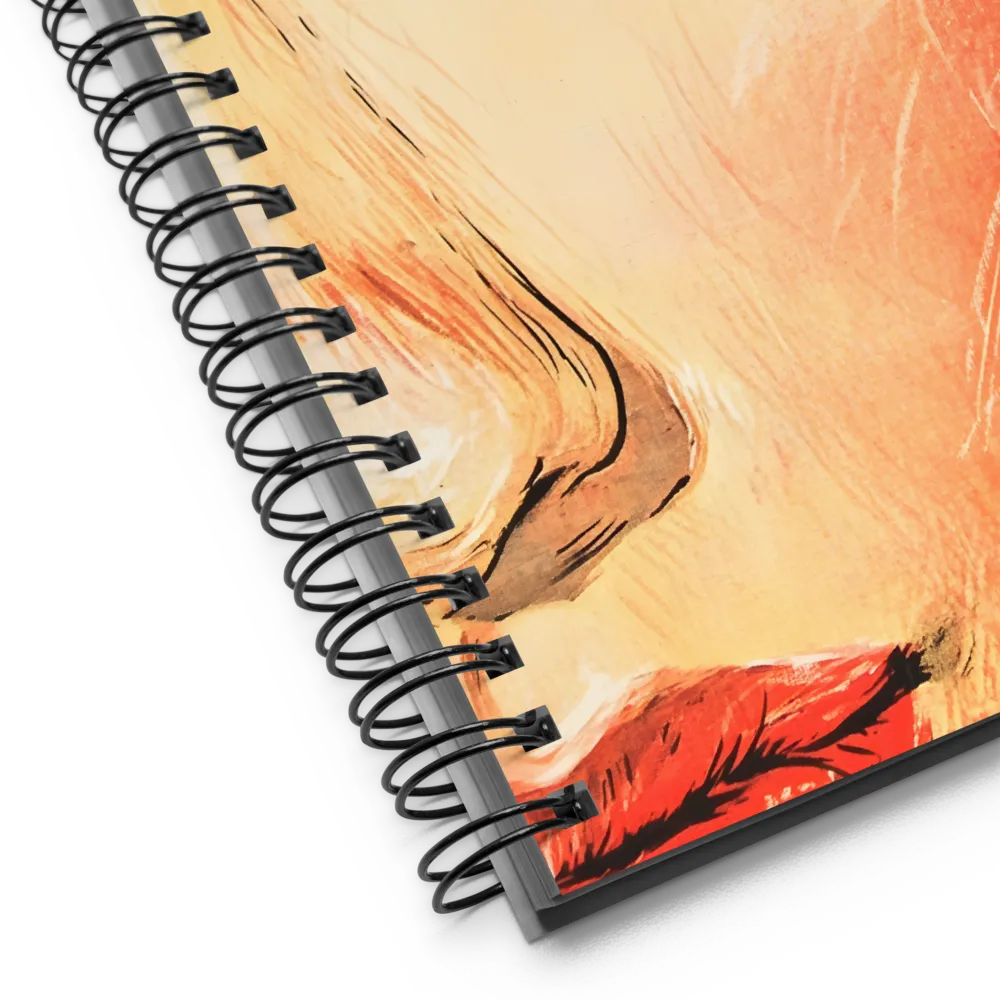 Gaze of Emotion | Spiral Notebook