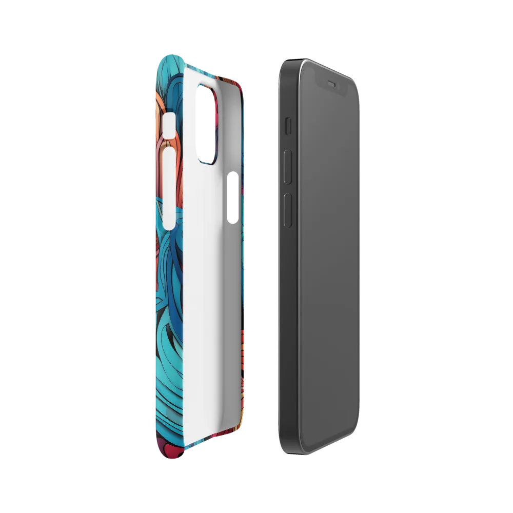 Floral Symphony | Phone Case |  12 Mini | Snap Case | Matte