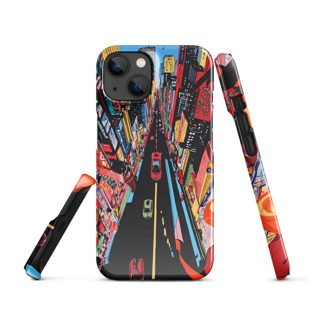 Urban Symphony: A Bird's-Eye View of Life | Phone Case |  14 | Snap Case | Glossy