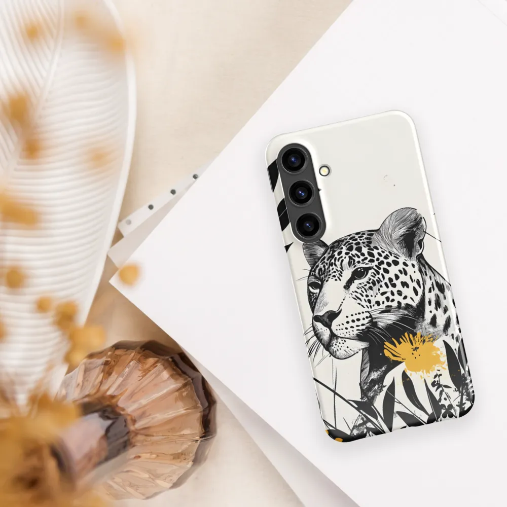 Majestic Leopard Amongst Flora