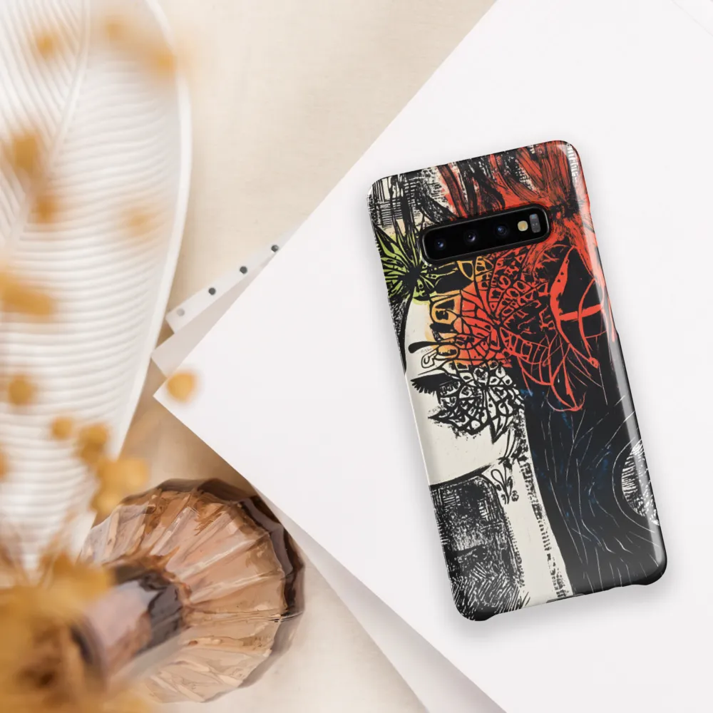 Harmonious Flora: A Portrait of Nature | Phone Case |  S10 Plus | Snap Case | Glossy